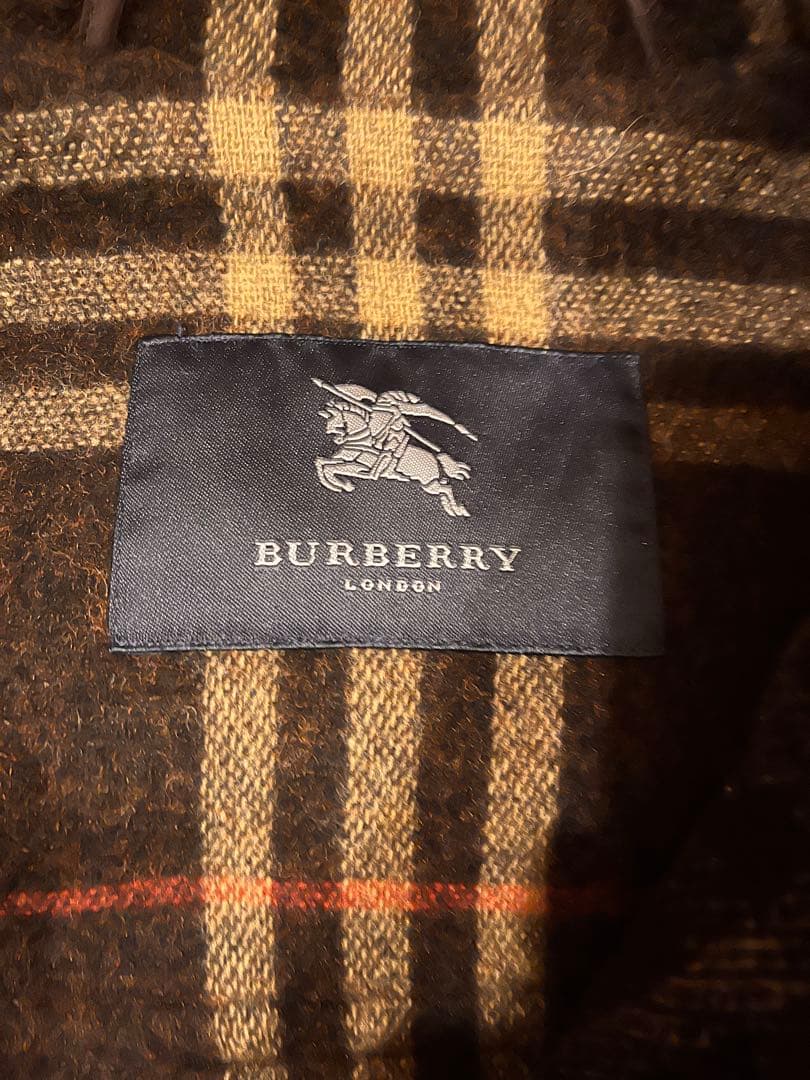 希少　Burberry チェック柄 ダッフルコート