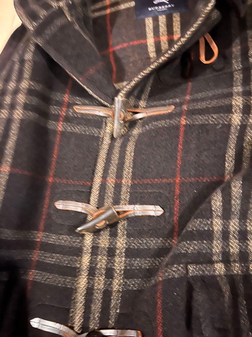 希少　Burberry チェック柄 ダッフルコート