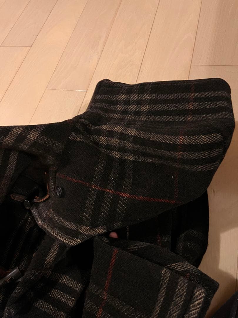 希少　Burberry チェック柄 ダッフルコート