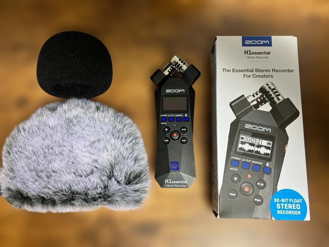 ZOOM H1essential ＋ [おまけ]非純正ウインドジャマー2点