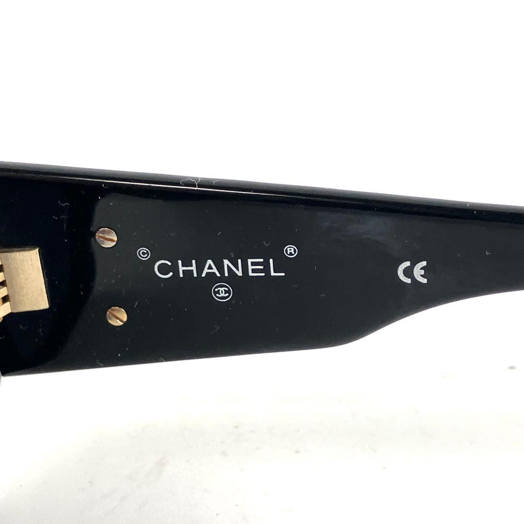 シャネル　サングラス　マトラッセ　ココマーク　セルフレーム　ブラック