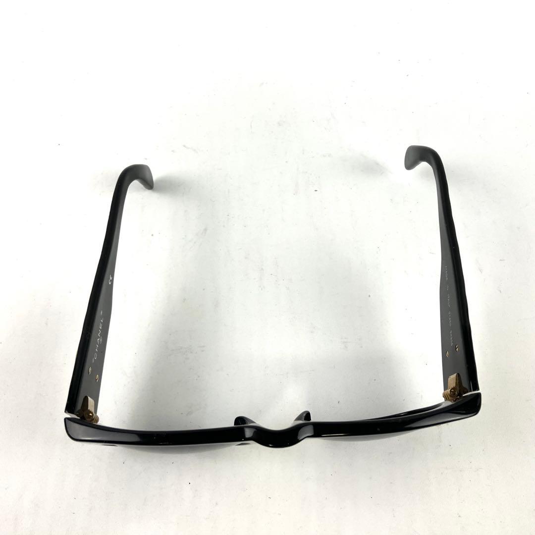 シャネル　サングラス　マトラッセ　ココマーク　セルフレーム　ブラック