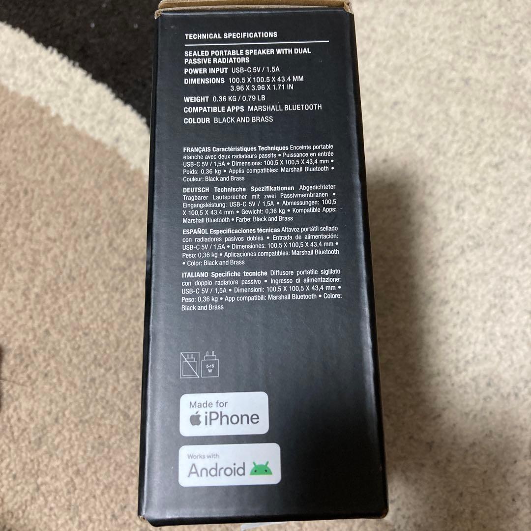 【新品未使用】Marshall WILLEN ワイヤレススピーカー