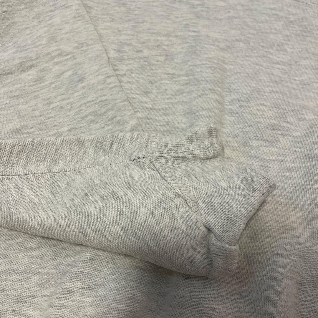 あ*様 90s USA製 ラッセル ハイコットン 無地 グレー スウェット XL