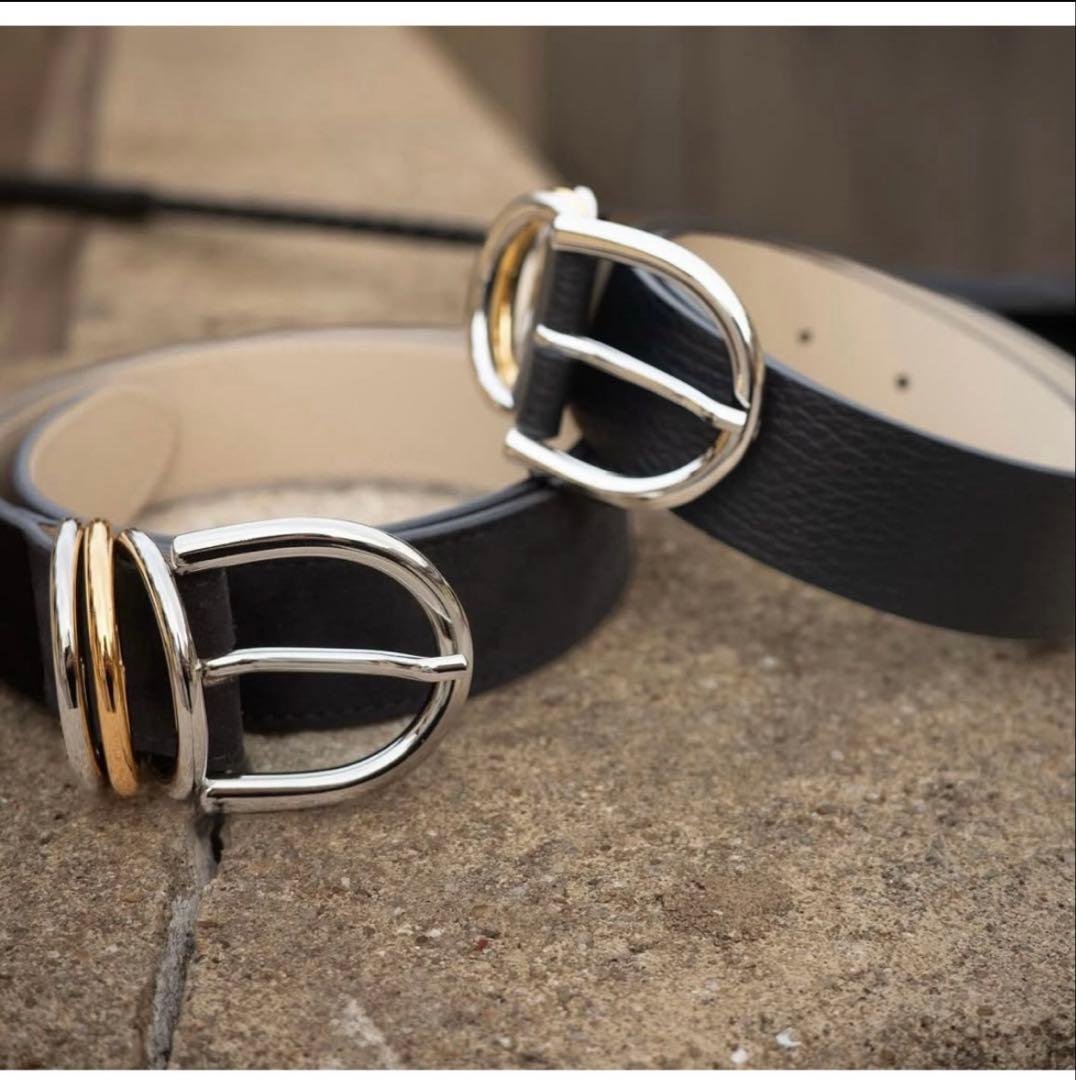 aLOLS ベルト（シルバー×ゴールド）