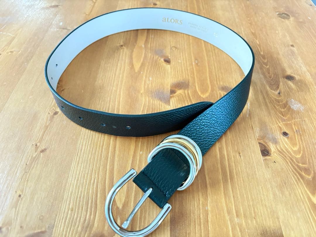 aLOLS ベルト（シルバー×ゴールド）