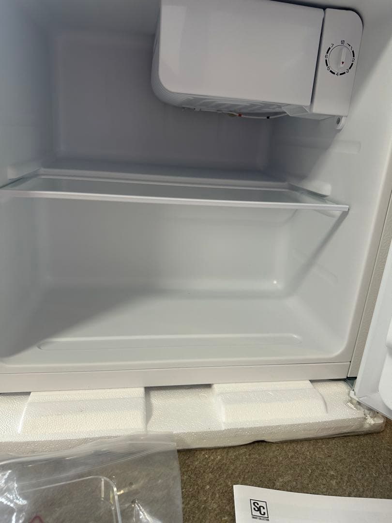 アイリスプラザ2025年製46L一人暮らし 幅47cm両開き製氷室付き小型冷蔵庫