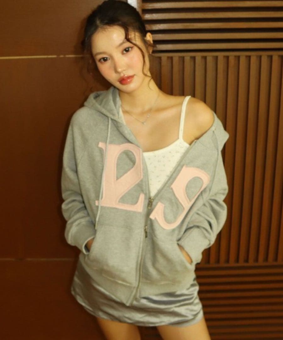 ILLIGO ジップアップパーカー グレー