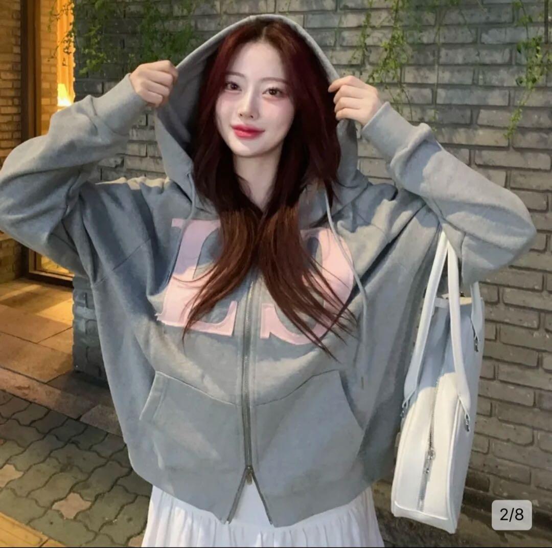 ILLIGO ジップアップパーカー グレー