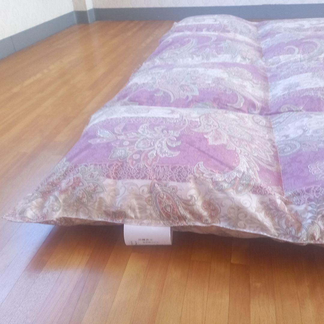 羽毛布団 増量 SDGS リフレッシュ羽毛 高密度生地 清潔 安心 日本製A⑪