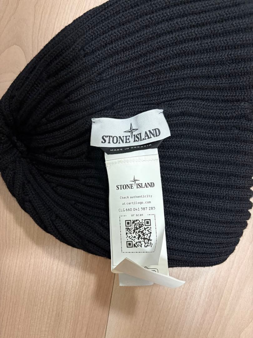 stone  ビーニー ブラック
