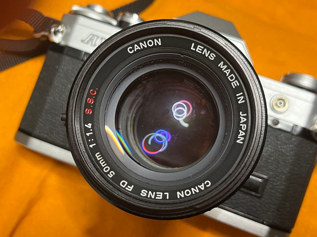 Canon AE-1 一眼レフカメラFD 50mm f/1.4レンズ付動作確認済