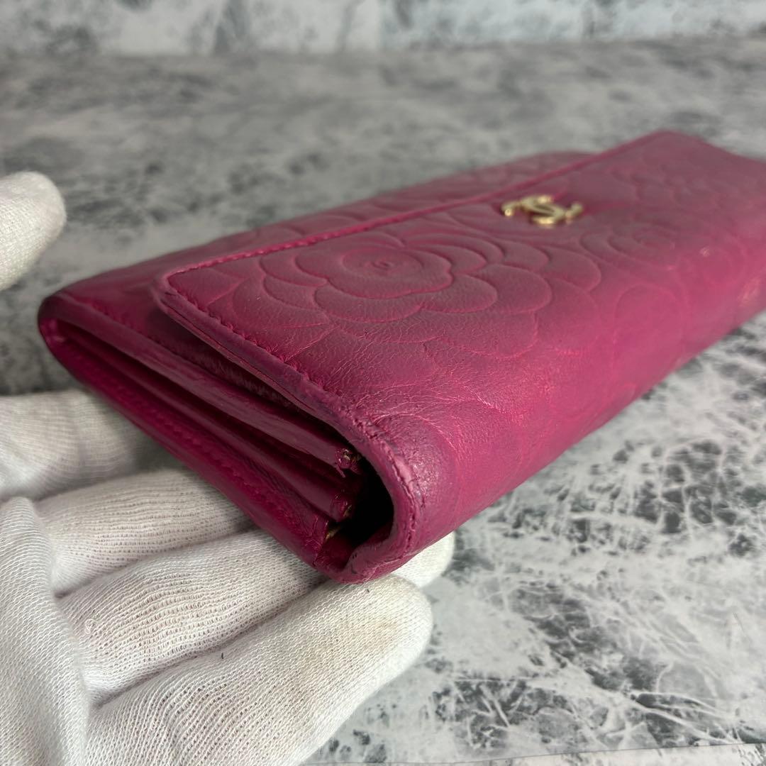 ✨CHANEL✨　シャネル　長財布　カメリア