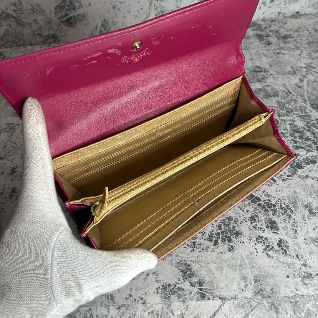 ✨CHANEL✨　シャネル　長財布　カメリア