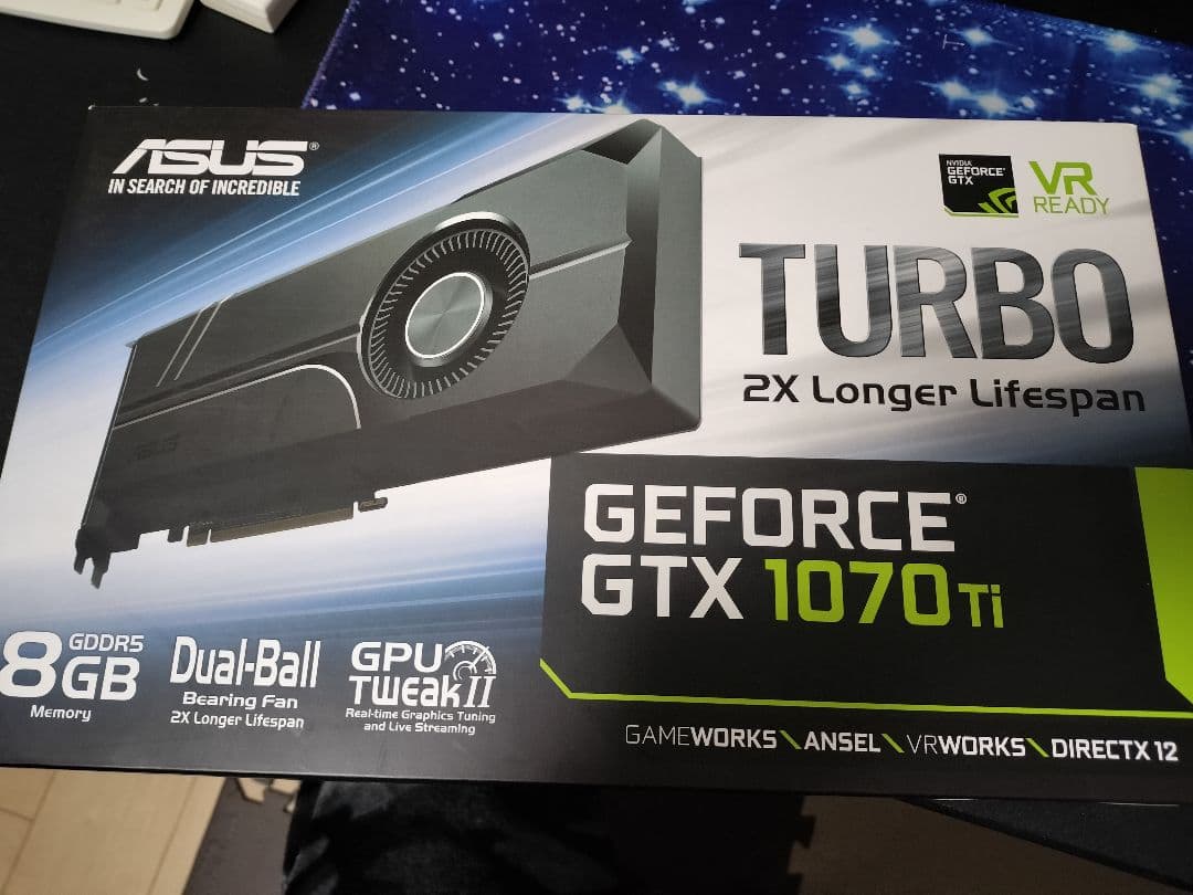 近日取り下げ❗️ASUS GeForce GTX1070Ti 8GB GDDR5