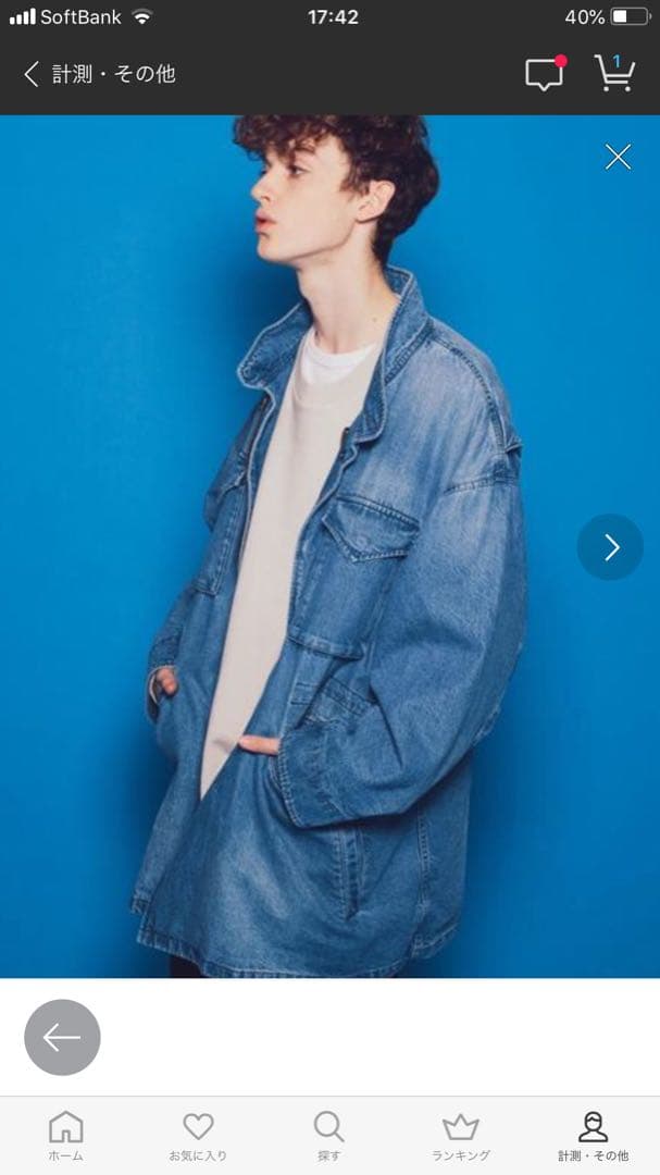 SHRP LNR DENIM M-65/ブルゾン monkey time