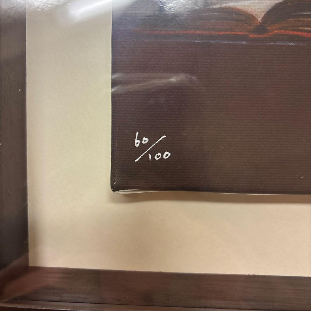 牧野千穂 60/100 「羊たちのたわむれ」 ジクレー