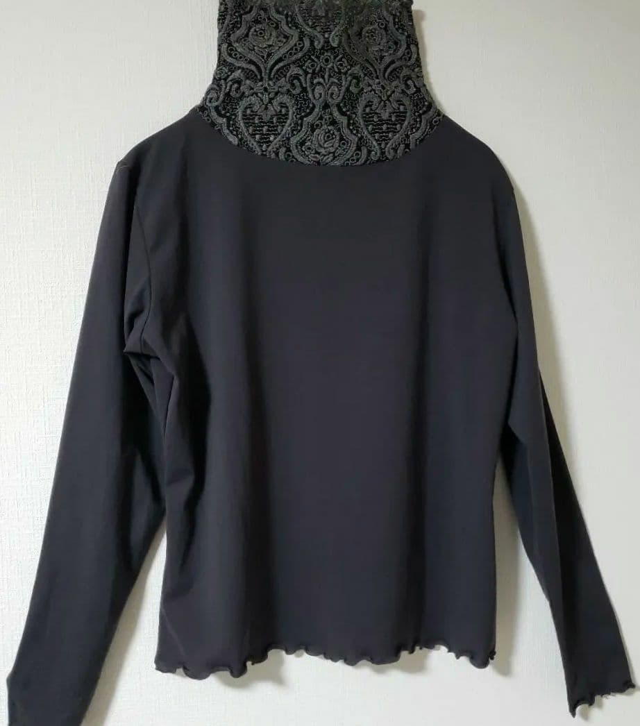 ミヤコレース∥素敵なカットソー/人気のグレー★美品★