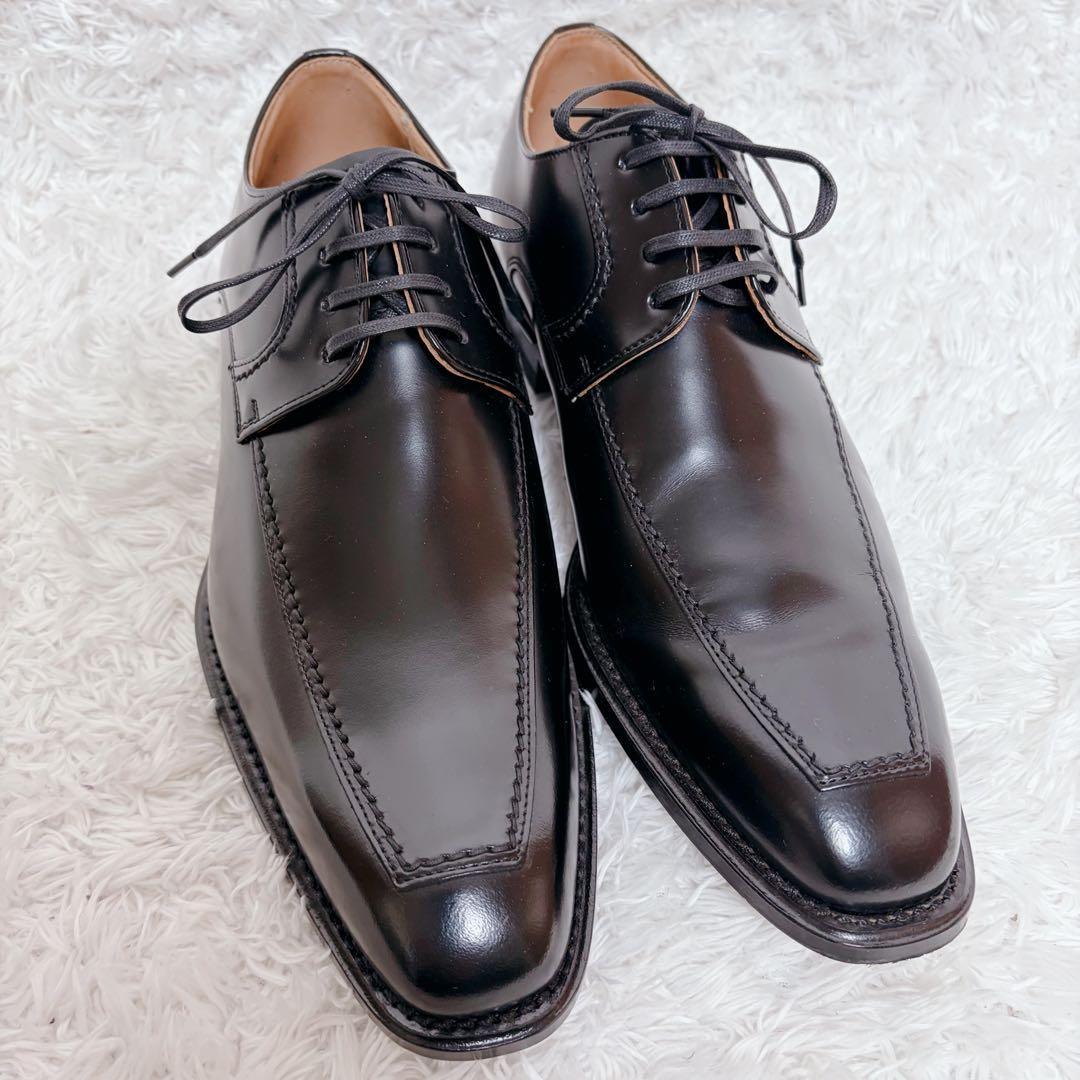 未使用級 REGAL リーガル25.0 Uチップ レザー 外羽根 124R