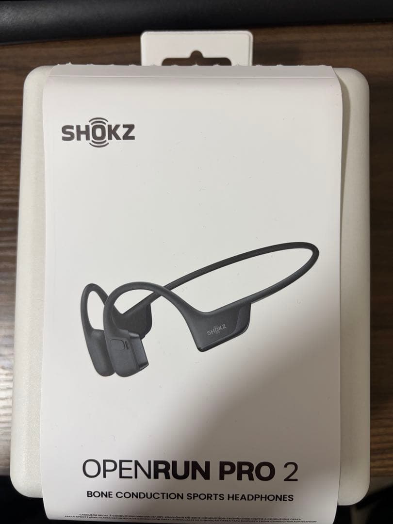 美品 Shokz OpenRun Pro 2 骨伝導イヤホン　ブラック