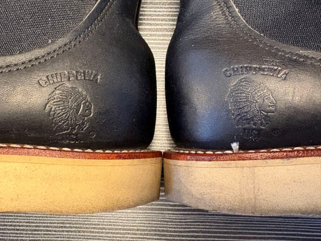 CHIPPEWA サイドゴアミッドカット　BOOTS ブラック