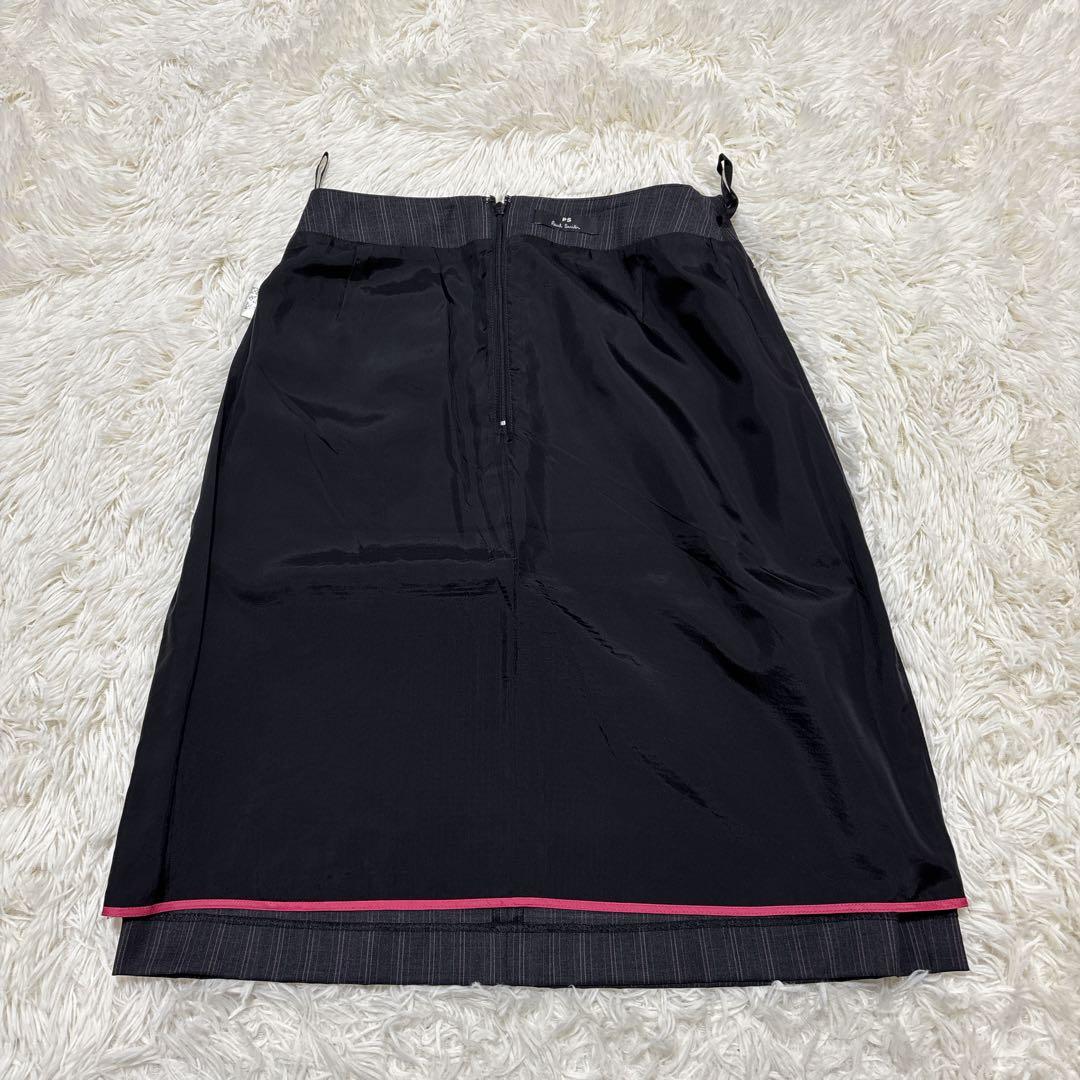 ピーエスポールスミス　セットアップ　ダークグレー　裏地派手　XL相当　42