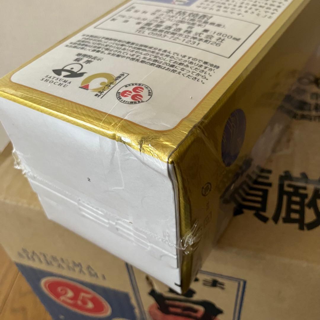 薩摩酒造　焼酎　さつま白波　25度　パック　1800ml　1.8L　6本+5本