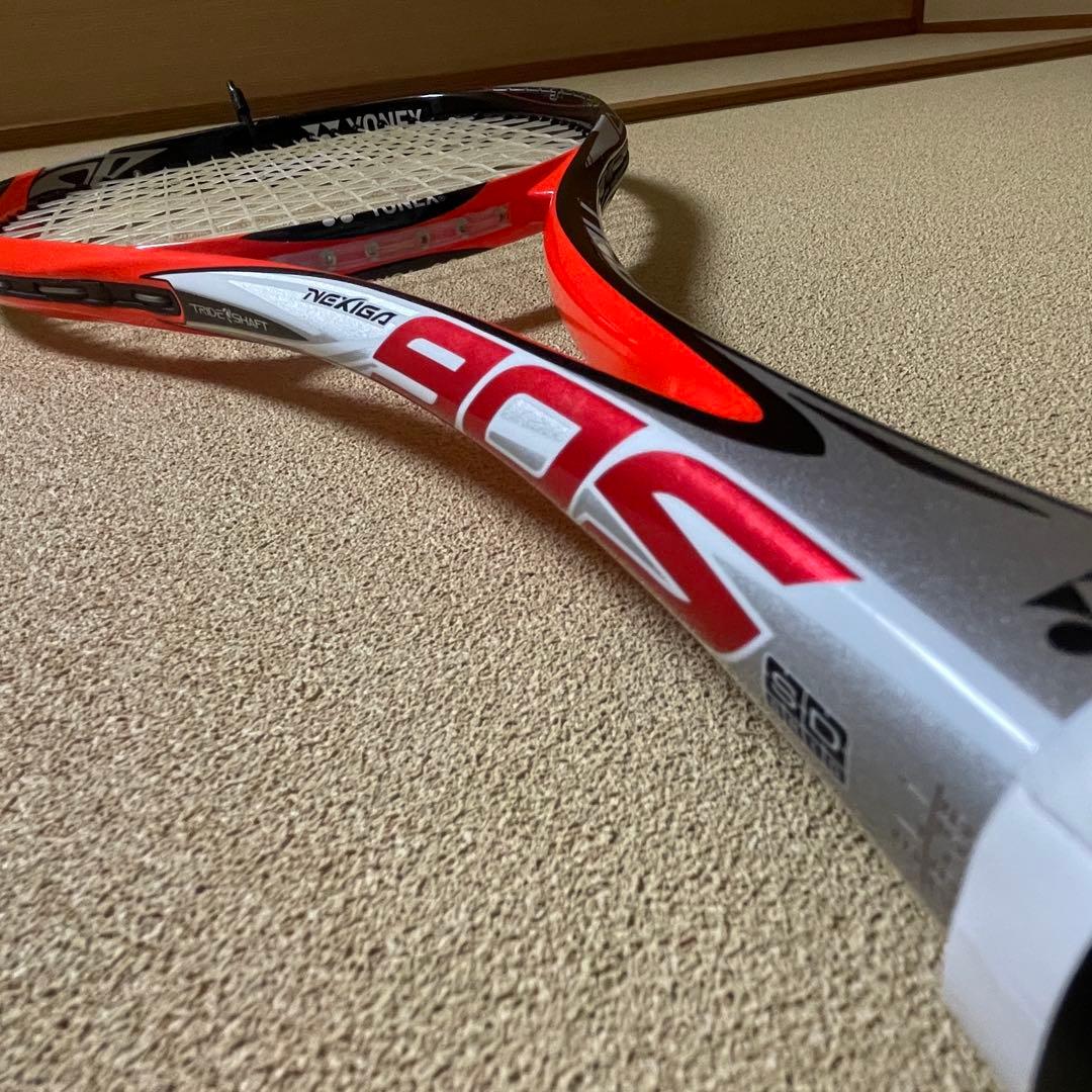 美品 YONEX ネクシーガ90S ソフトテニスラケット