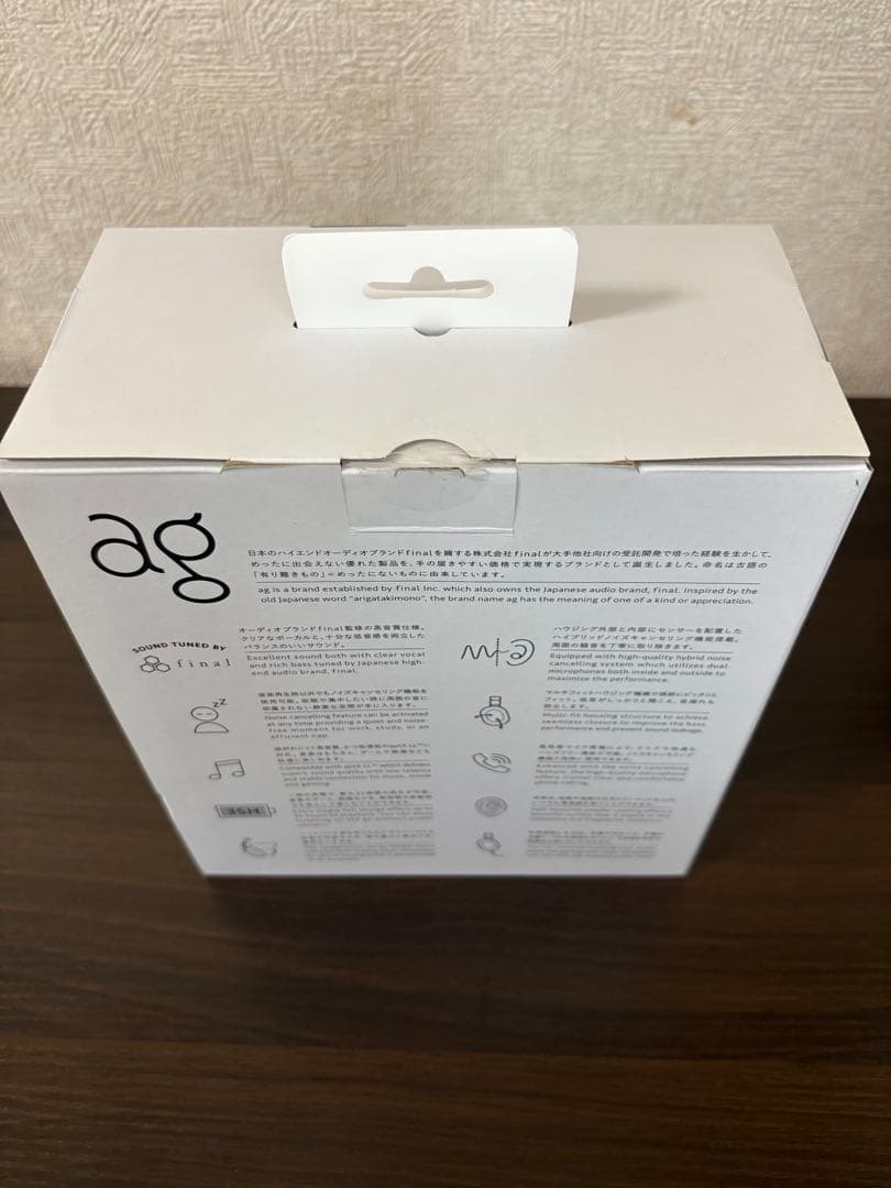 ag WHP01K ブラック ワイヤレスヘッドホン