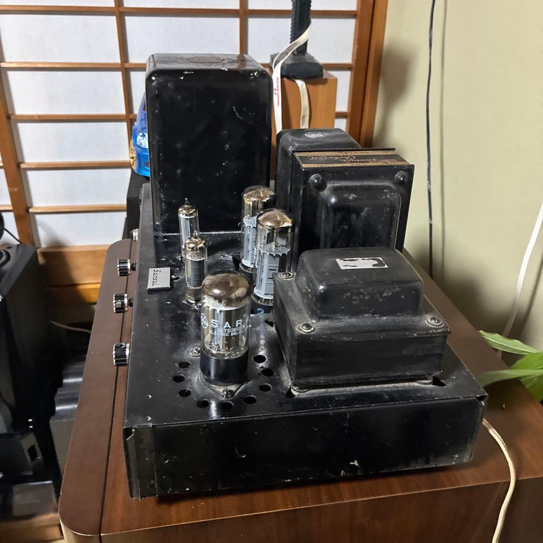真空管アンプ ジャンク 部品取りサンスイ インスタント 4CA7 5AR4