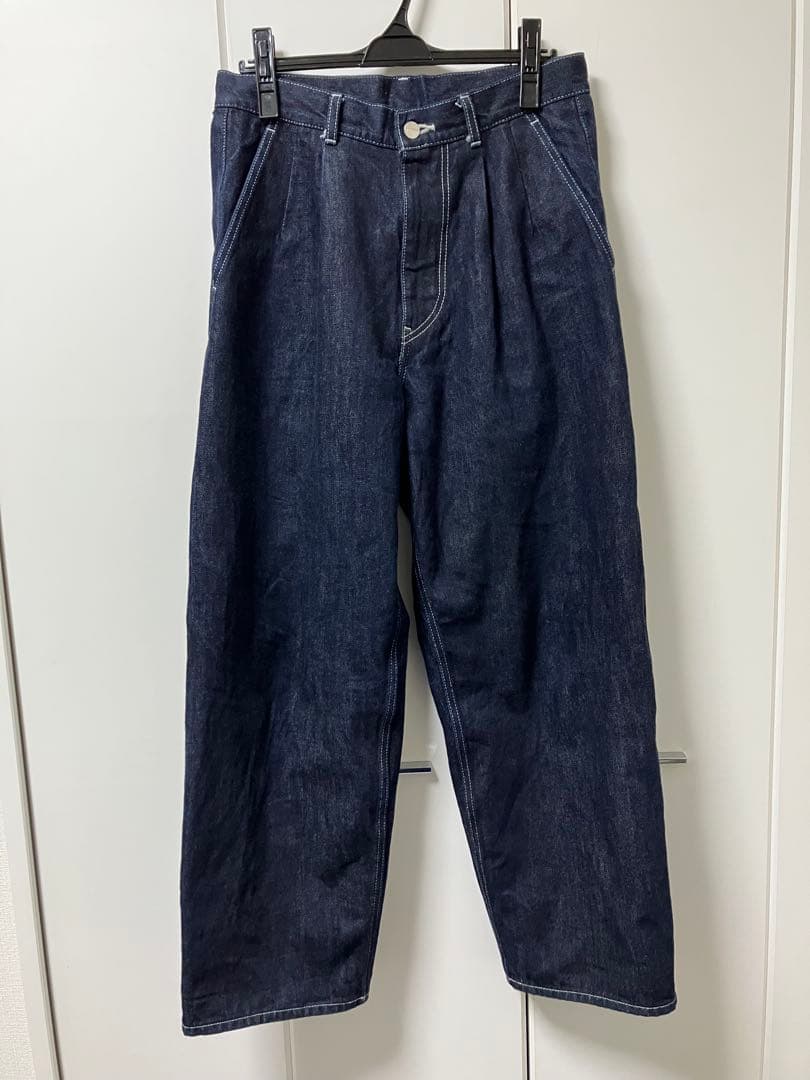 パンツ Graphpaper Selvage Denim Two Tuck pants