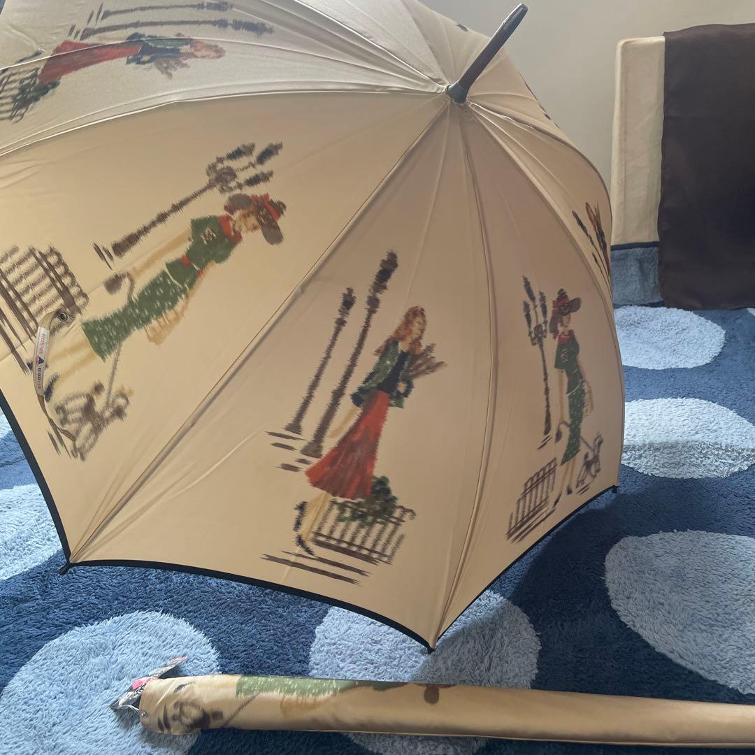 貴重！未使用品モンブランヤマグチ　日本製　ほぐし織　長傘