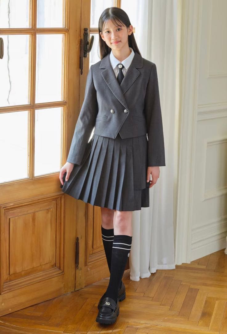 mezzo piano junior卒服 ジャケットスカートネクタイサイズ160