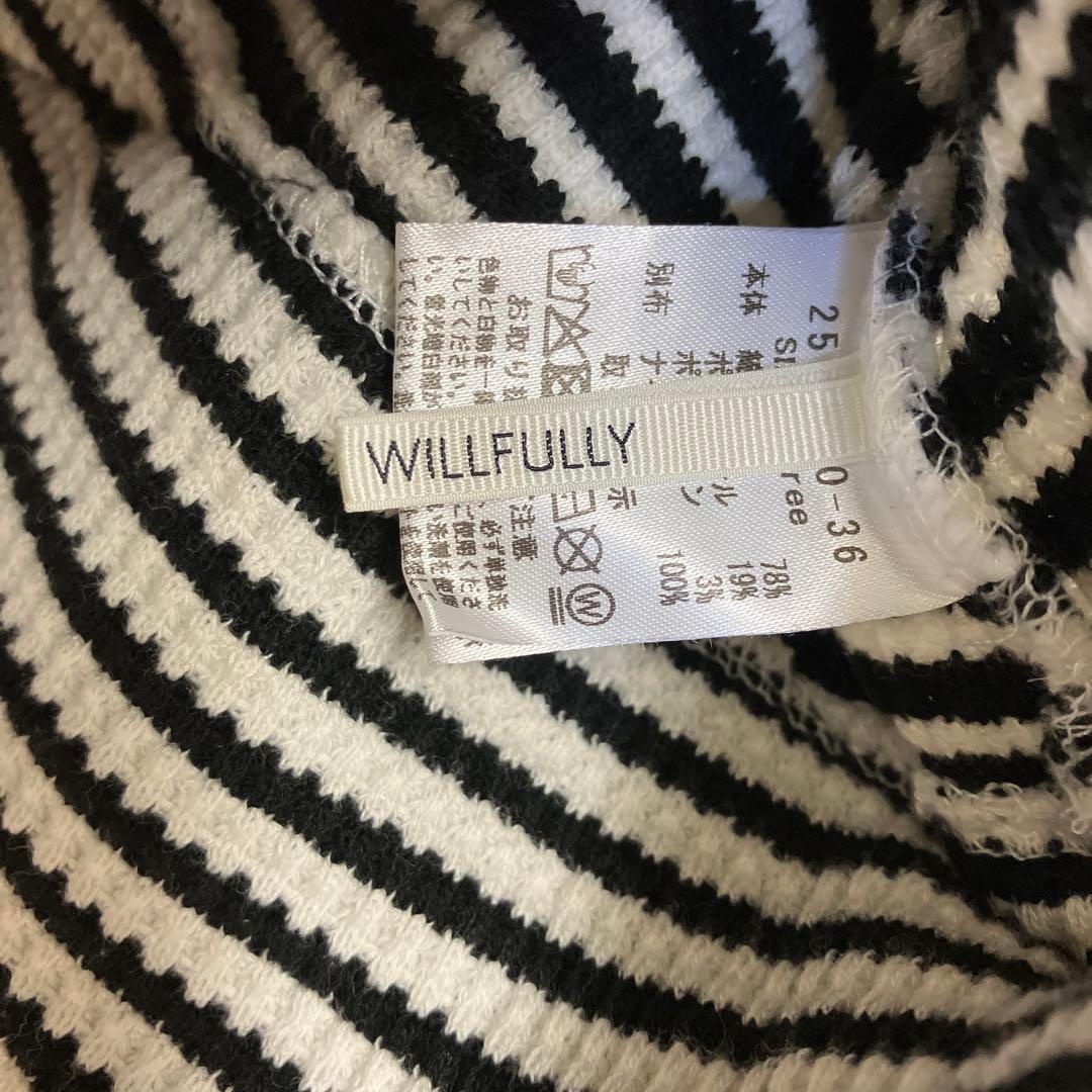 10月末まで¥11,000→9,000円⭐︎ WILLFULLY ボーダートップス