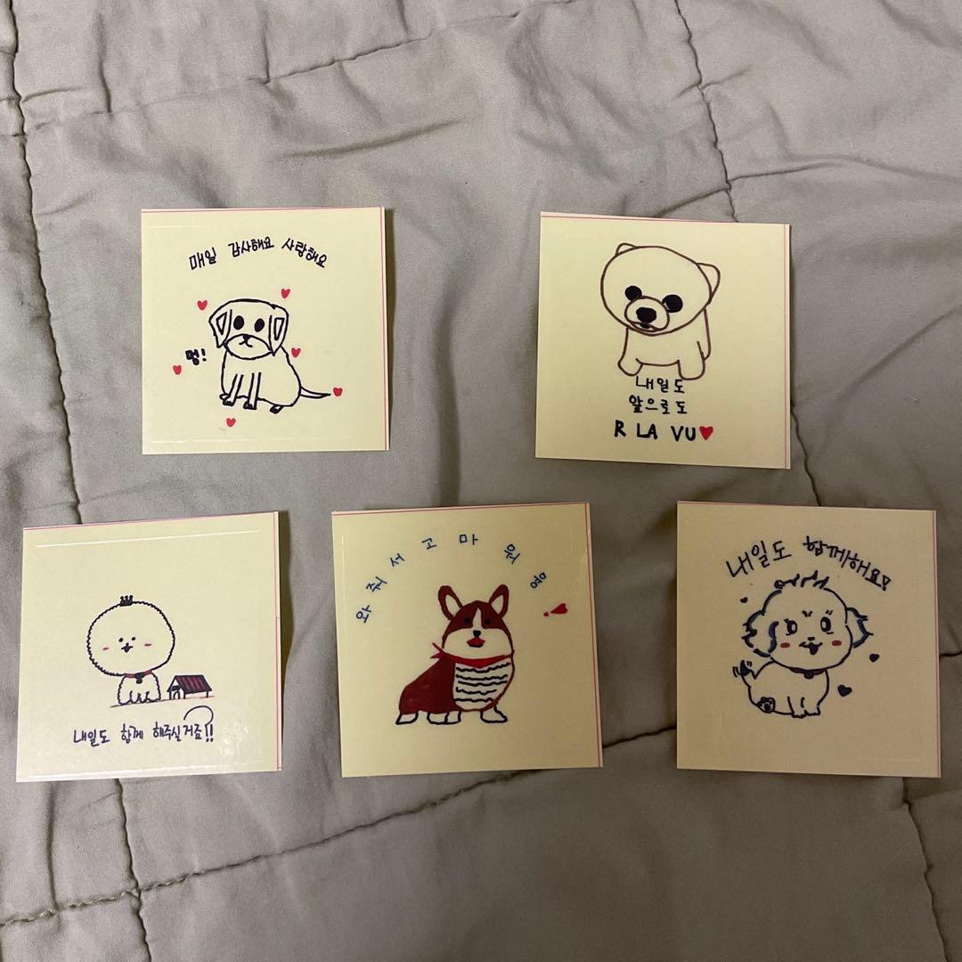 TXT テヒョン cat&dog サノク 事前収録 トレカ+シール