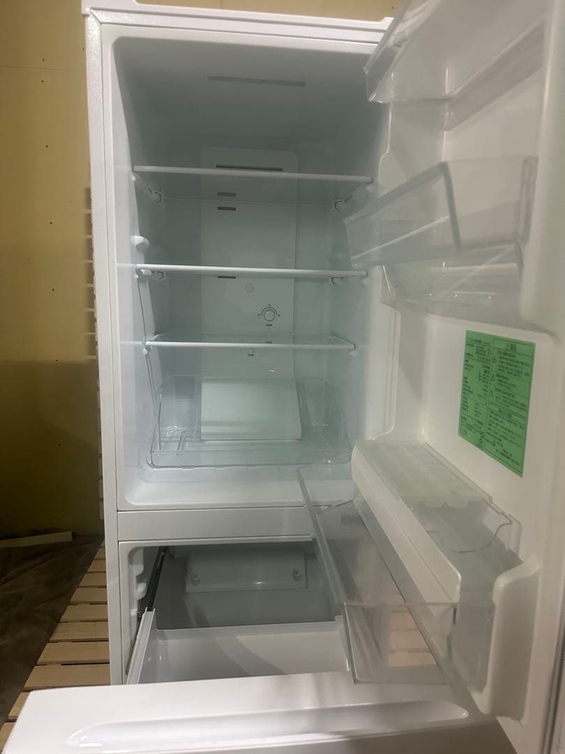 ホワイト冷蔵庫 上下二段式