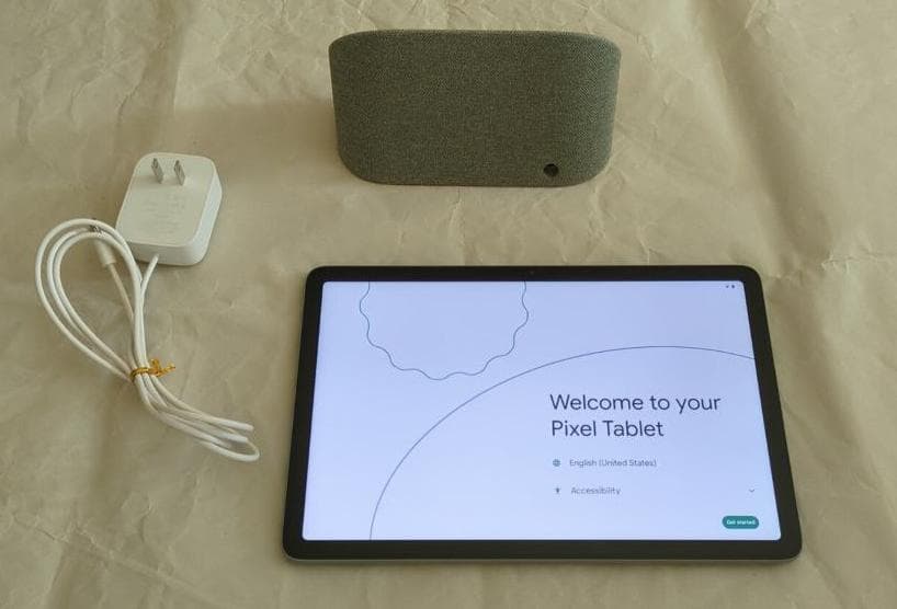 Google Pixel Tablet グレー 本体 充電スピーカーホルダー付