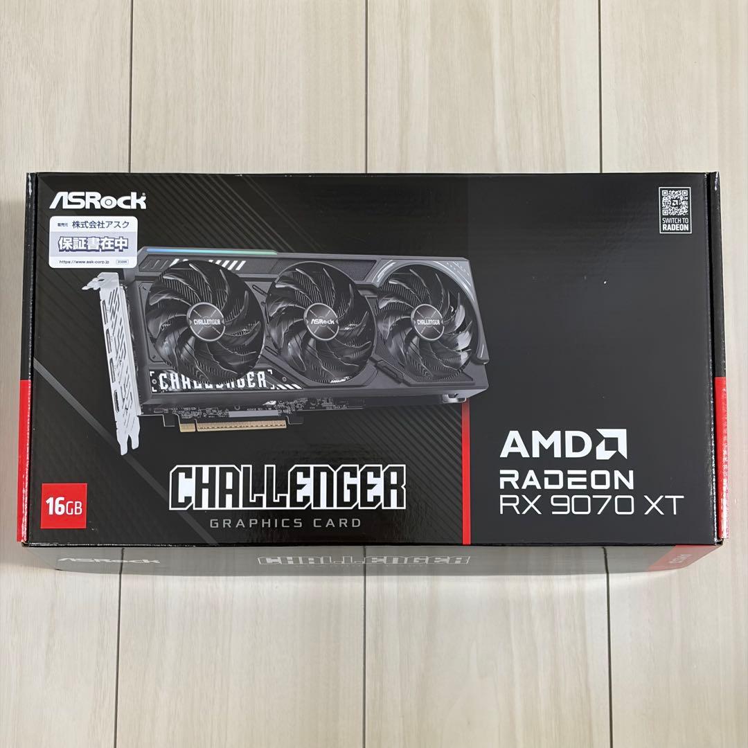 ASRock RX 9070 XT 16GB Challenger新品未使用