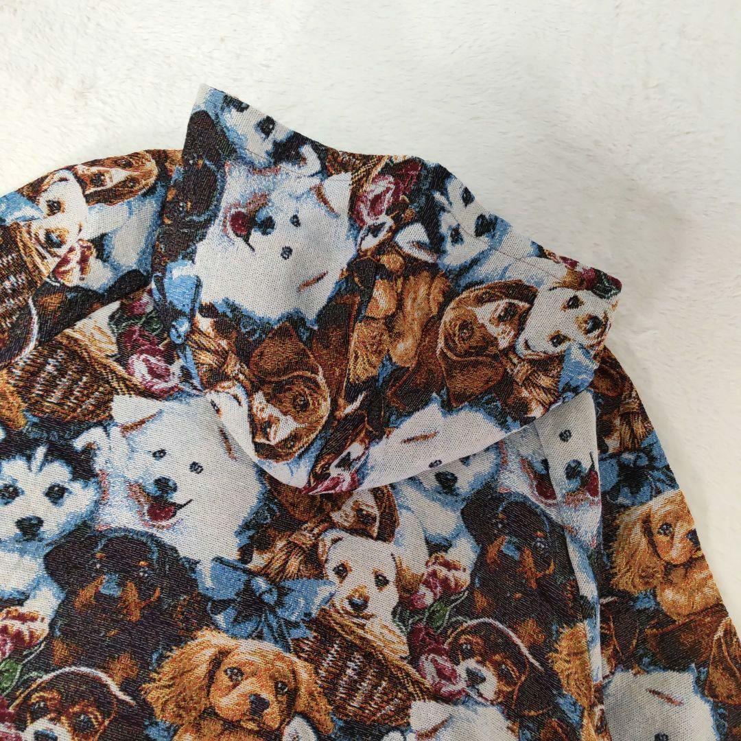 POPPY✳️あさぎーにょ メニードッグゴブランパーカー【F】プルオーバー