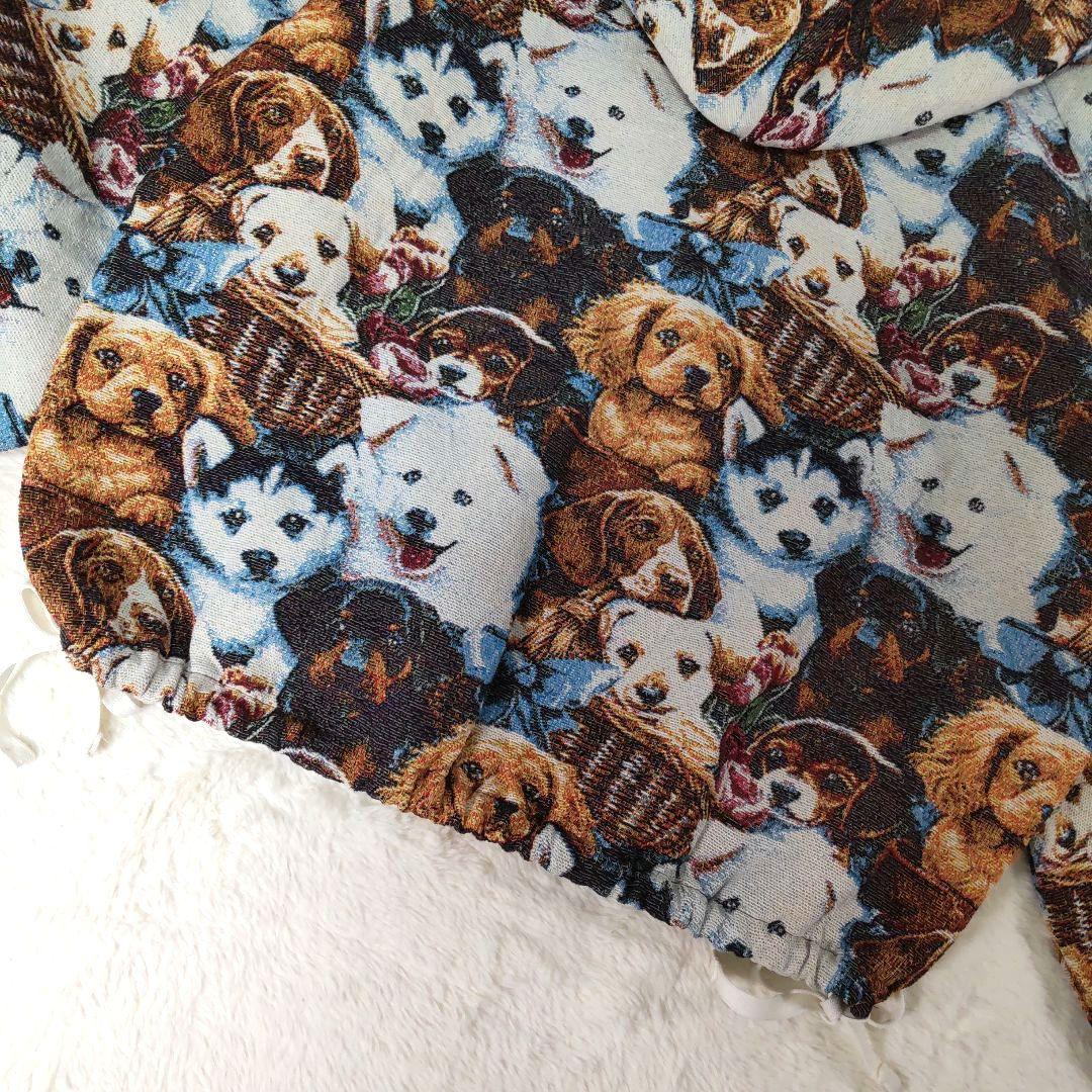 POPPY✳️あさぎーにょ メニードッグゴブランパーカー【F】プルオーバー