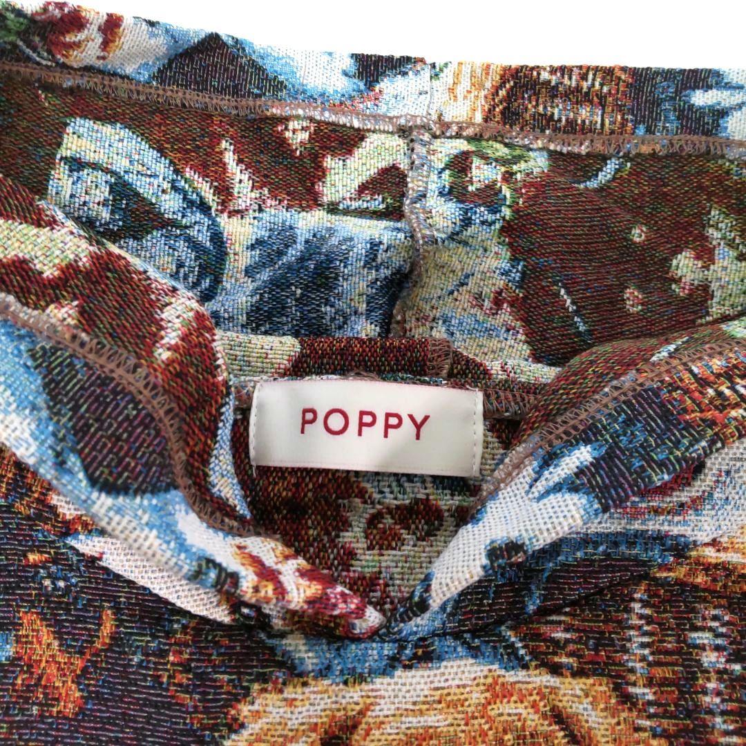 POPPY✳️あさぎーにょ メニードッグゴブランパーカー【F】プルオーバー