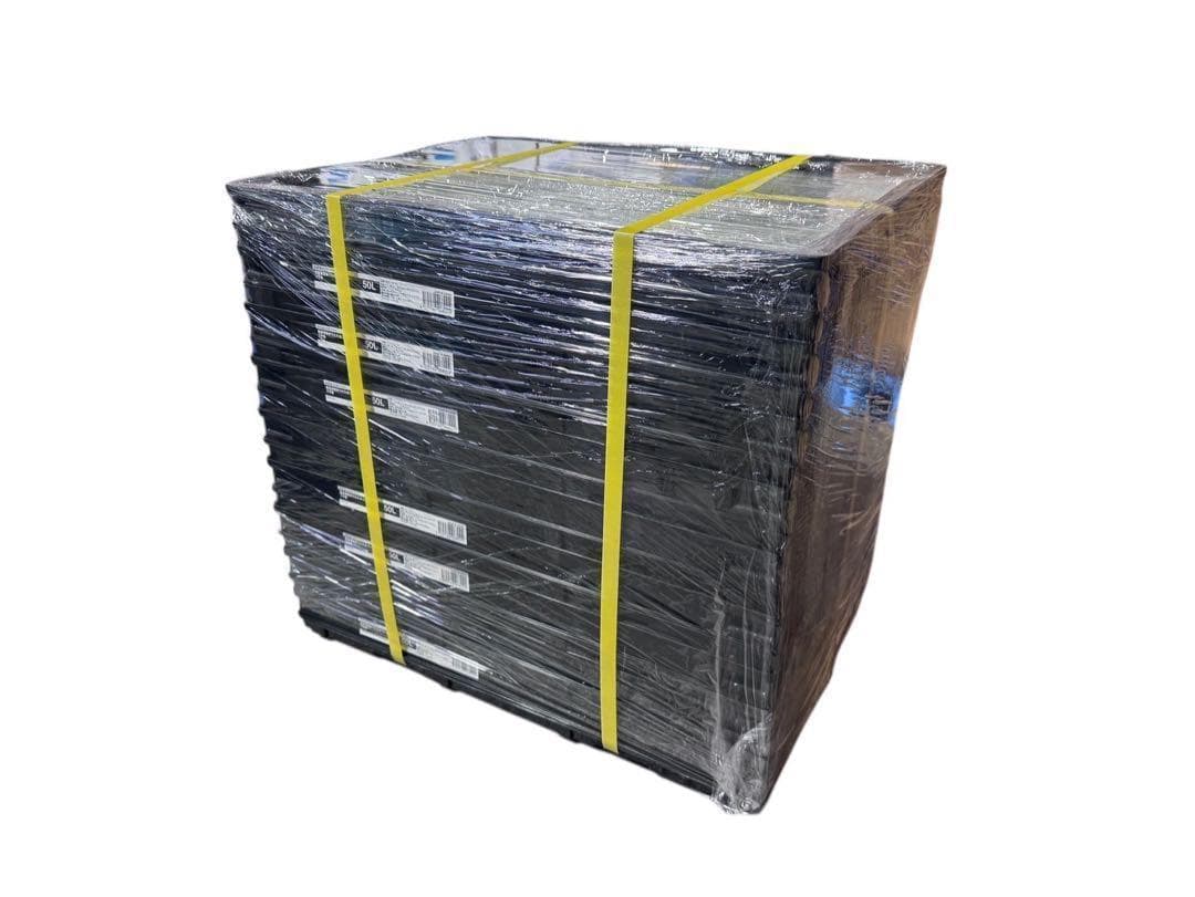 オリコン　軽量薄型　折りたたみコンテナ　ケース　９個　ブラック