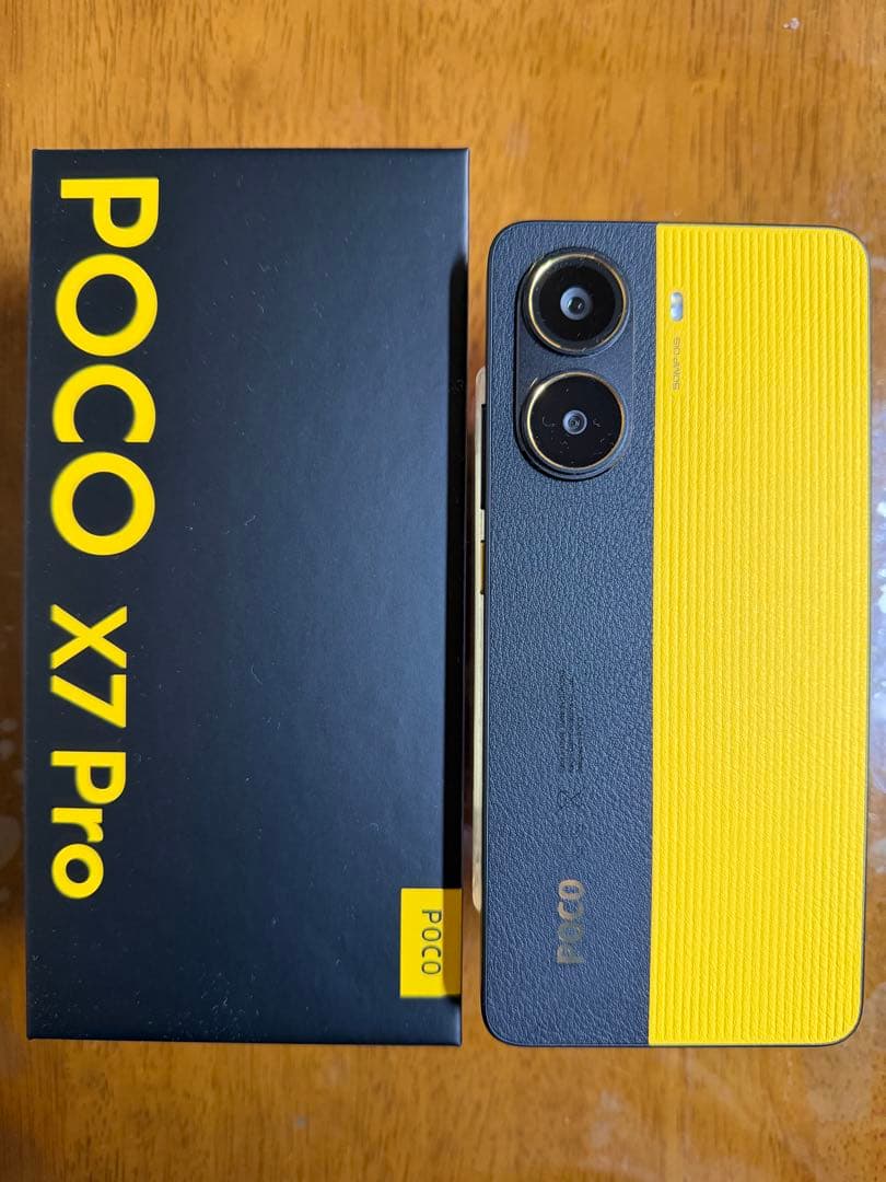 POCO X7 PRO 12GB 512GB Yellow SIMフリー 国内版