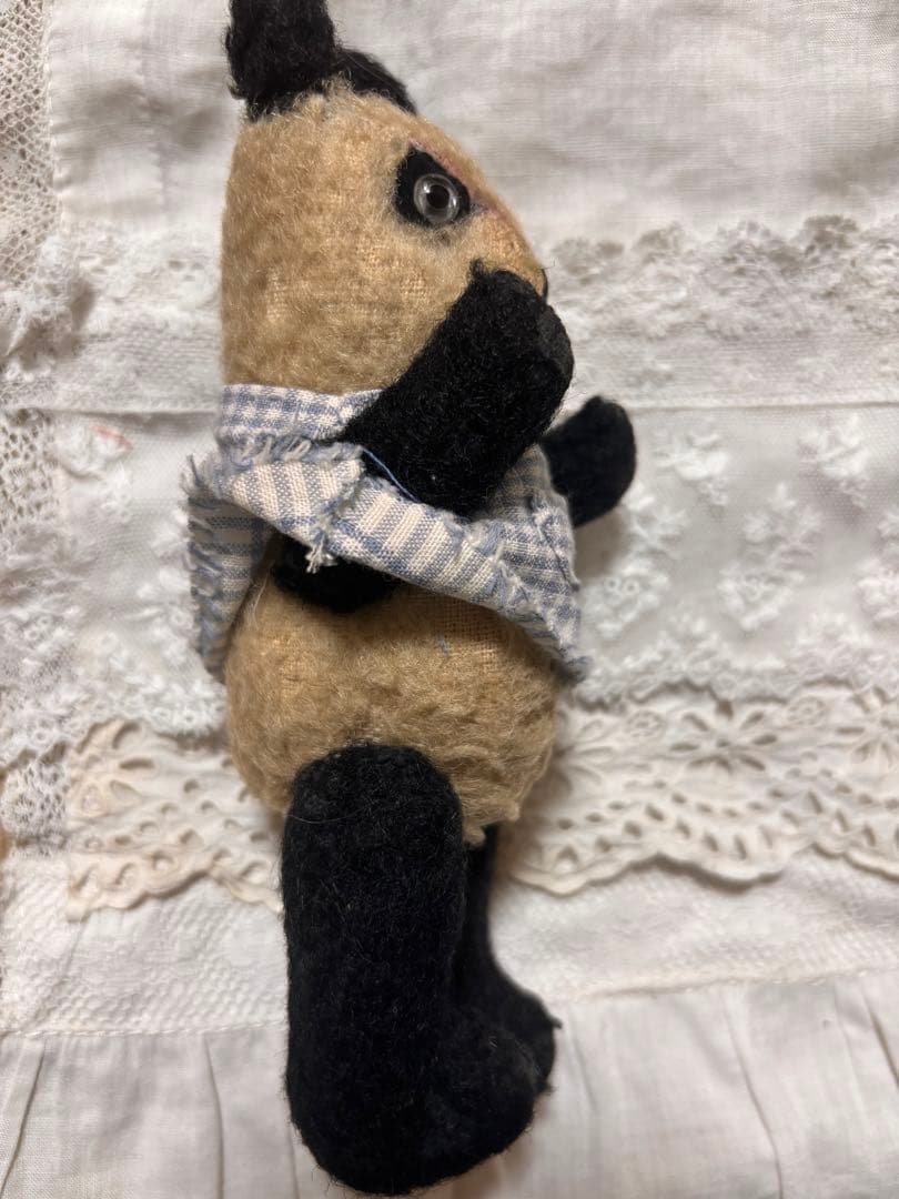 ミニベアちゃん　レア　パンダベア　アンティークベア　ヴィンテージベア