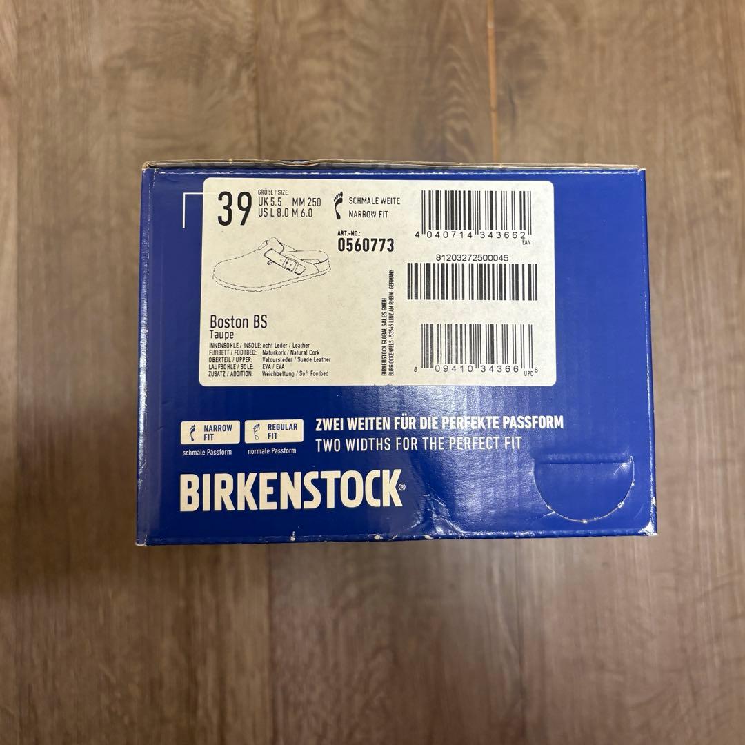 靴 BIRKENSTOCK BOSTON 39