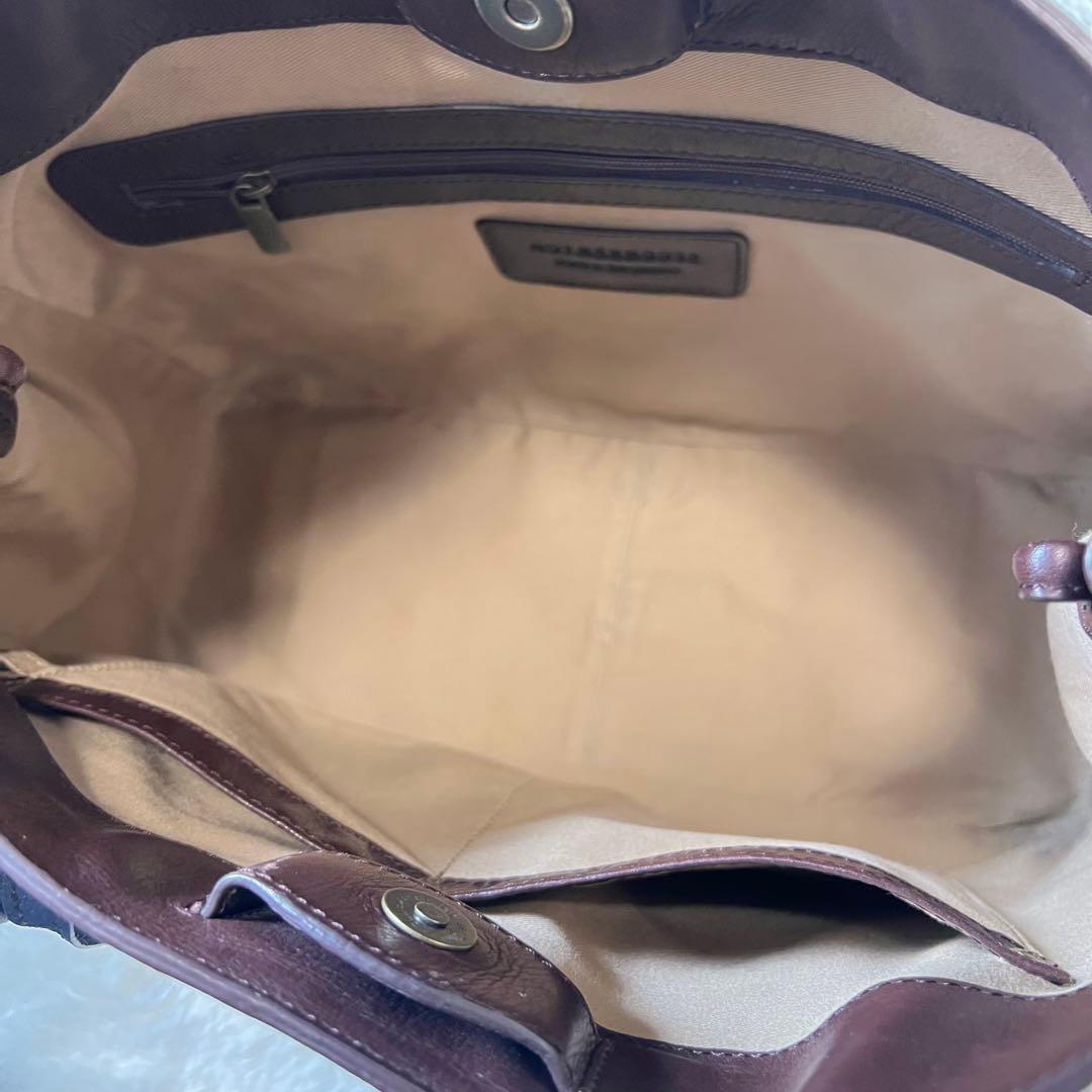 マザーハウス リン ハンドバッグ 2way ビジネスバッグ ネイビー A4収納