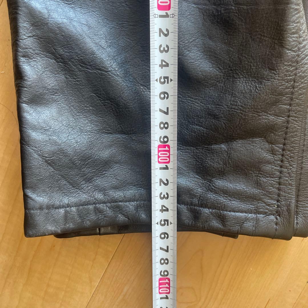 WVD レザー カーゴパンツ Lサイズ 黒　バイクレザーパンツ