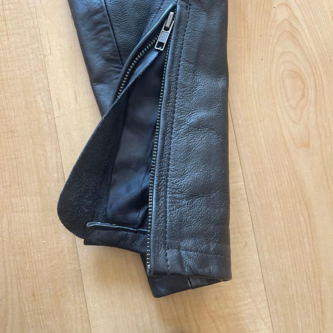 WVD レザー カーゴパンツ Lサイズ 黒　バイクレザーパンツ