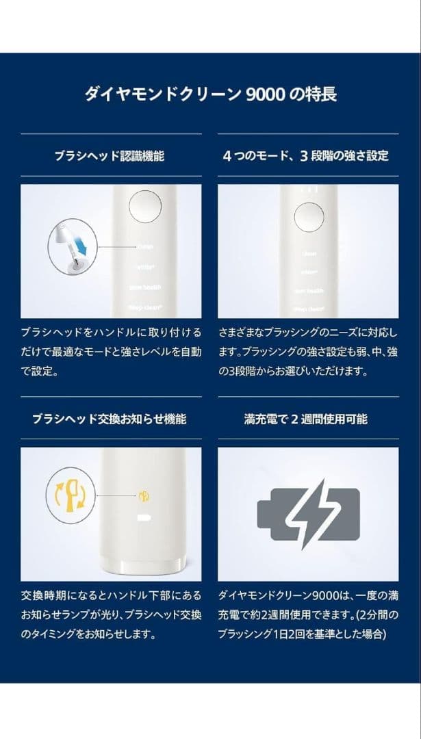 Philips 9000 ダイヤモンドクリーン HX9911/67 新品未開封