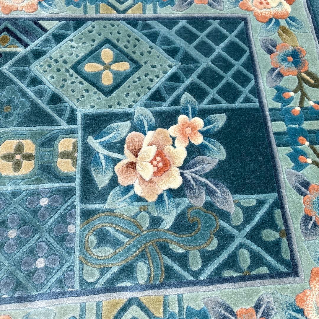 段通　玄関マット カーペット